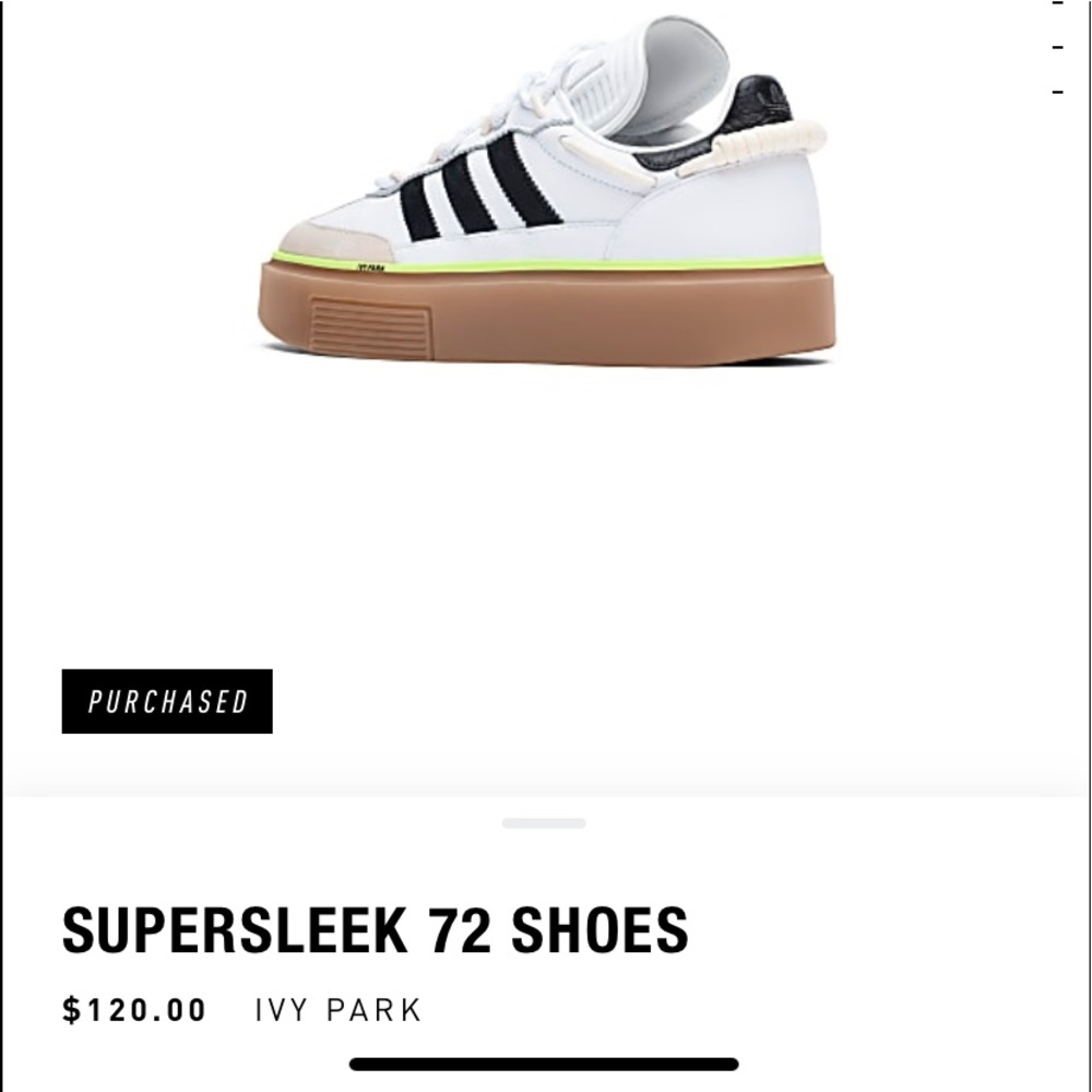 Sneaker Ivy Park October Release 20202